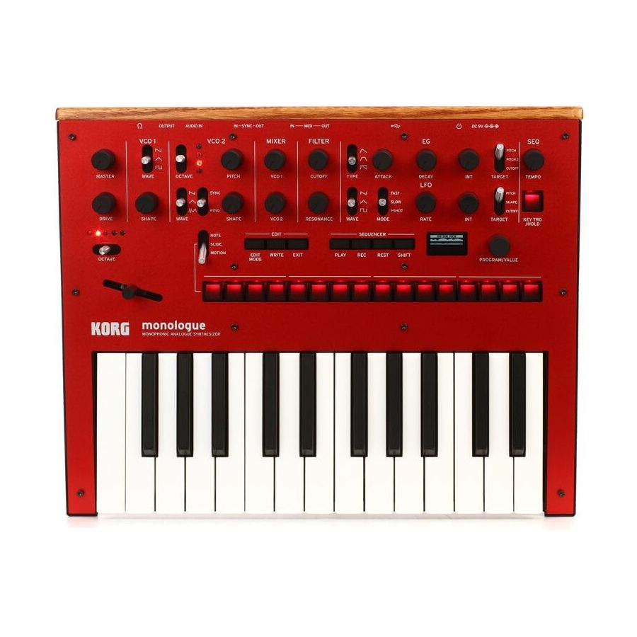 Korg monologue-RD synthesizer rød