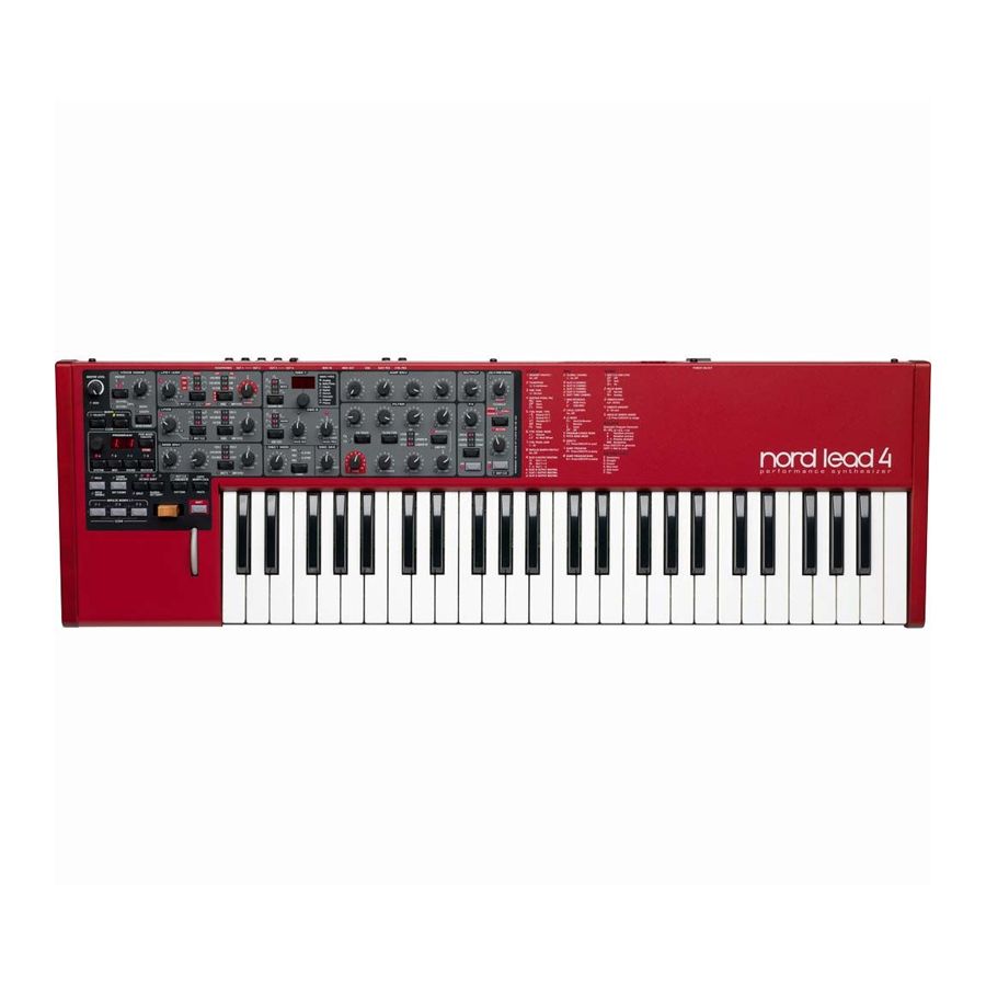 Nord Lead 4 synthesizer