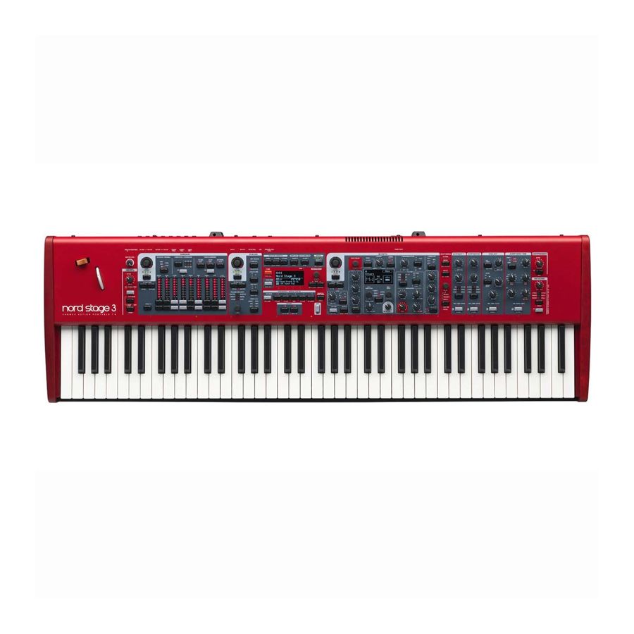 Nord Stage 3 HP76 stage piano