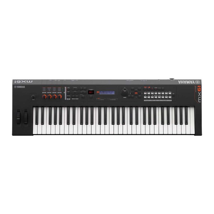 Yamaha MX61 v2 BL synthesizer sort