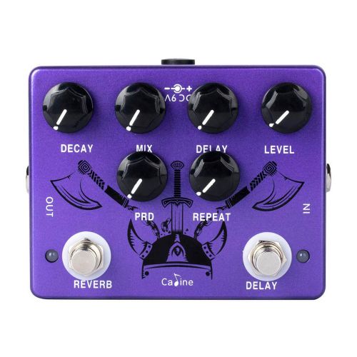 Caline CP-80 Purple Repeat Reverb delay guitarpedal
