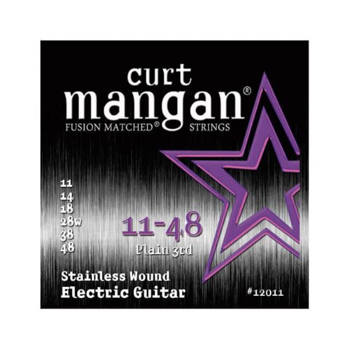 CurtMangan 12011StainlessWound el-guitarstrenge011-048