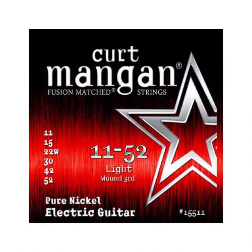 CurtMangan 15511PureNickel el-guitarstrenge 011-052