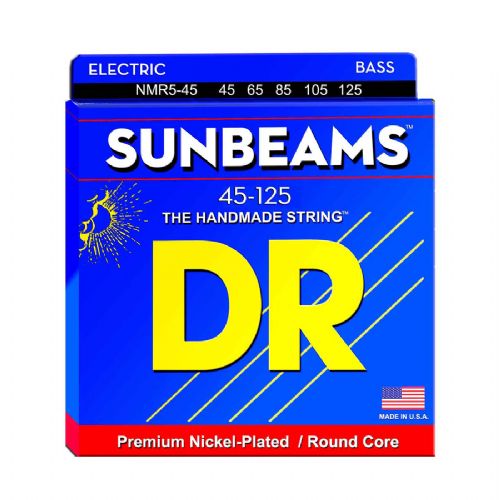 DR Strings NMR5-45 Sunbeam 5-strenget bas-strenge, 045-125
