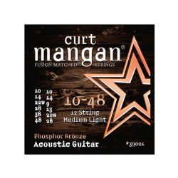 CurtMangan 39001PhosphorBronze 12-strengetwestern-guitarstrenge010-048