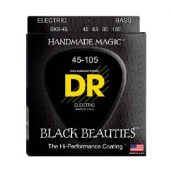 DR Strings BKB-45 Black Beauties black bas-strenge, 045-105