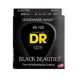 DR Strings BKB5-45 Black Beauties black 5-strenget bas-strenge, 045-125