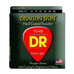 DR Strings DSA-2/10 Dragon skin western-guitar-strenge, 010-048 (2-st)