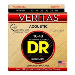 DR Strings VTA-10 Veritas western-guitar-strenge, 010-048